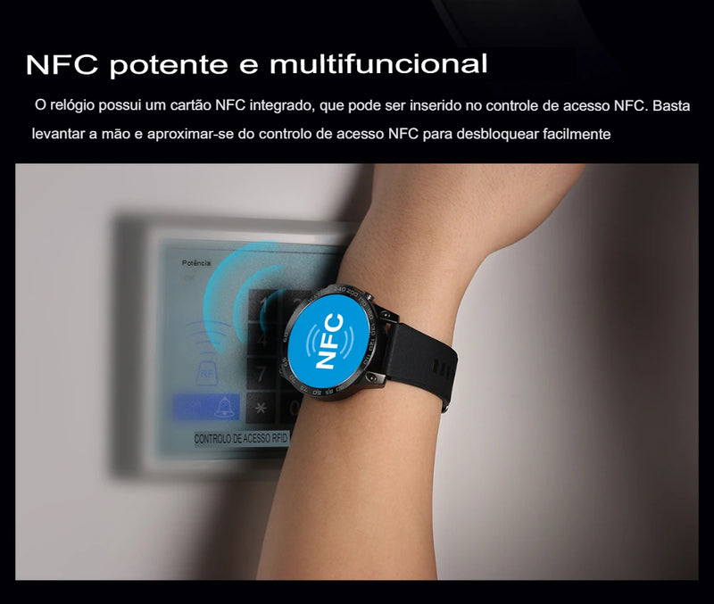Novo Smartwatch, Relógio Inteligente, à prova d'água , tela amoled