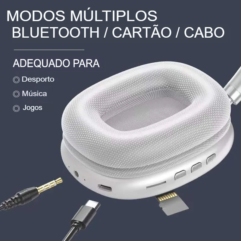 Headphone bluetooth com cancelamento ruído ativo