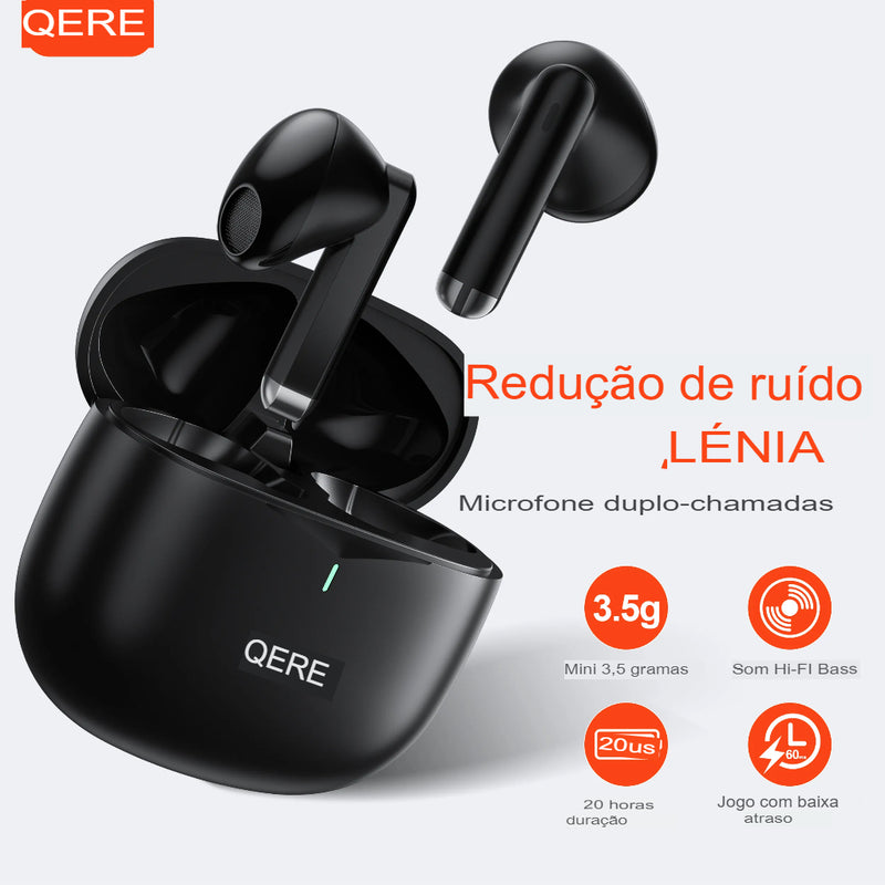 Fones de ouvido sem fio de alta qualidade , driver de 13mm, QERE