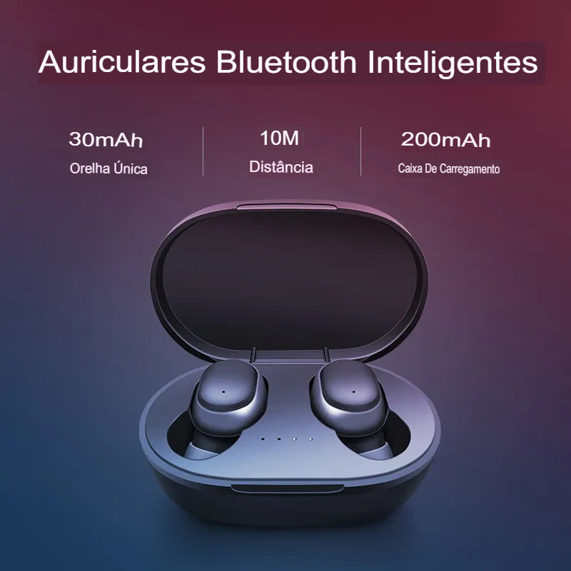 Fones de ouvido sem fio, Bluetooth, estéreo, com microfone