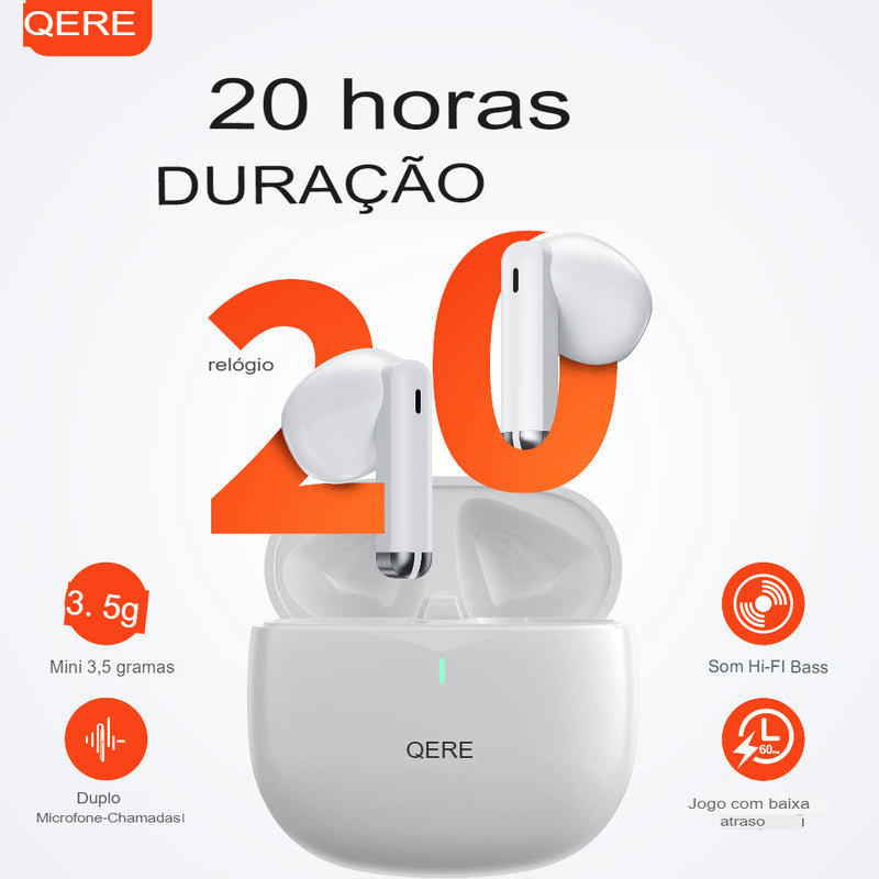 Fones de ouvido sem a prova d'água, QERE