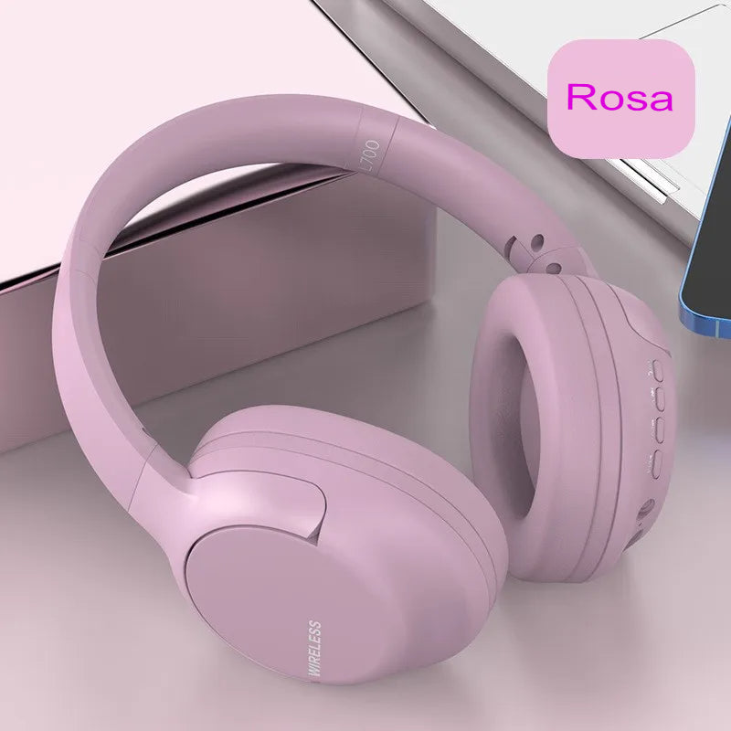 Headphones com microfone, Bluetooth, Headset