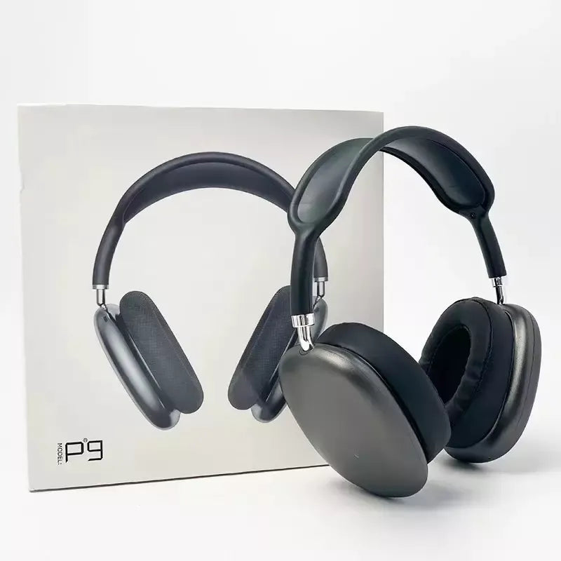 Headphone sem fio com microfone, cancelamento de ruído, som estéreo