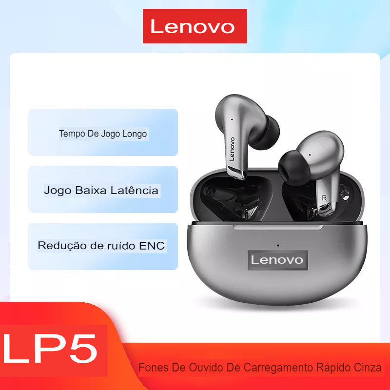 Fone de Ouvido sem fio, à prova d'água, Lenovo