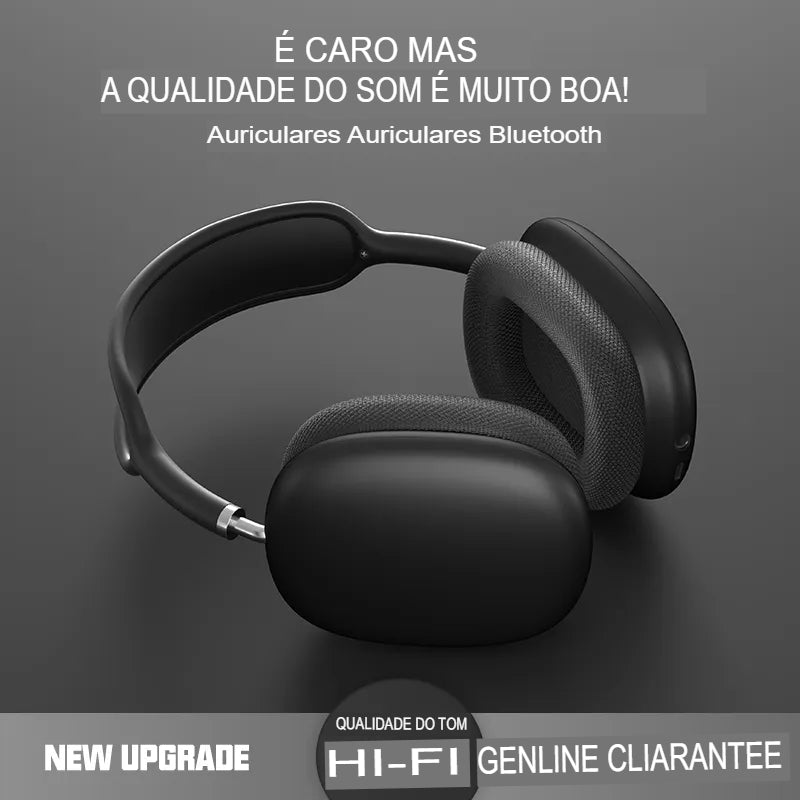 Headphone bluetooth com cancelamento ruído ativo